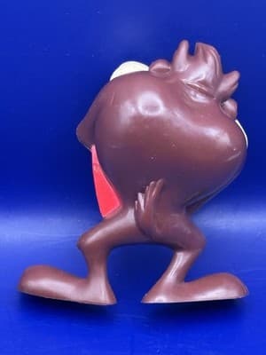 1994 Taz Tasmanian Devil With Heart PVC Figurine Looney Tunes Valentine's Day Vi - Thumbnail 5