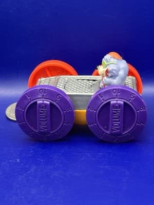 McDonald's Tiny Toon Adv. Flip Car/Vintage Toy/Hampton Pig/Dizzy Devil 1991 T-25 - Thumbnail 4