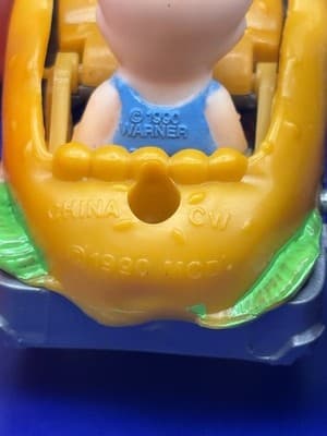 McDonald's Tiny Toon Adv. Flip Car/Vintage Toy/Hampton Pig/Dizzy Devil 1991 T-25 - Thumbnail 7