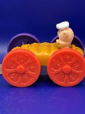 McDonald's Tiny Toon Adv. Flip Car/Vintage Toy/Hampton Pig/Dizzy Devil 1991 T-25 - Thumbnail 5