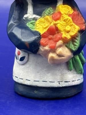 Vintage 1977 Raggedy Ann Finger Puppet Bobbs Merrill Plastic Toy cake topper - Thumbnail 3