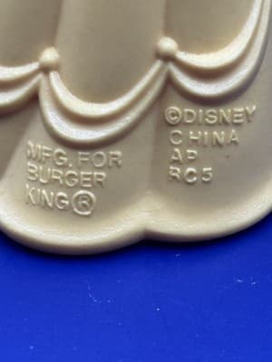 1991 Burger King Disney Beauty and the Beast Belle Meal -cake Topper- Toy- Princ - Thumbnail 5