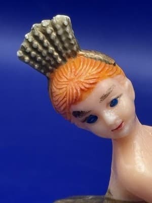 Vintage Wallace Berrie Hong Kong Ballerina PVC Figurine Miniature Cake Topper - Thumbnail 4