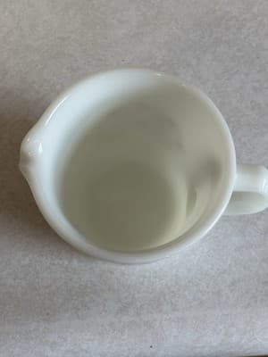 Pyrex Corning Brown Flowers Summer Impressions Creamer/ Milk Glass Vintage - Thumbnail 3