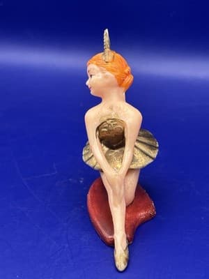 Vintage Wallace Berrie Hong Kong Ballerina PVC Figurine Miniature Cake Topper - Thumbnail 6