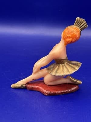Vintage Wallace Berrie Hong Kong Ballerina PVC Figurine Miniature Cake Topper - Thumbnail 7