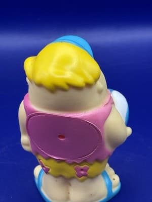 FRED FLINTSTONE BARNEY Vintage 1990 Hanna Barbera Lifeguard Beach Rubber Figures - Thumbnail 11