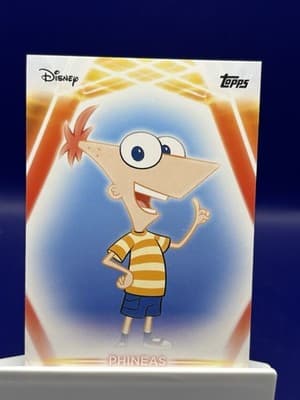 2026 Topps Disney Neon Phineas Ferb Base Card Lot 2 - Thumbnail 3