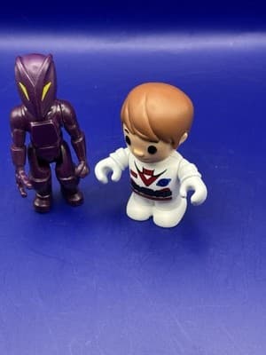 Fisher Price Little People 1984 Construx Alien/ Astronaut Space Figures Lot 2 - Thumbnail 2