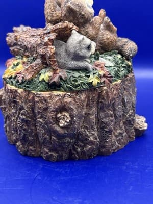 Lou Rankin Raccoon Jewelry/trinket Box. Special Edition “Fun Filled Memories” - Thumbnail 8