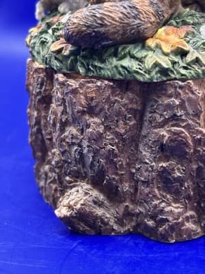 Lou Rankin Raccoon Jewelry/trinket Box. Special Edition “Fun Filled Memories” - Thumbnail 5