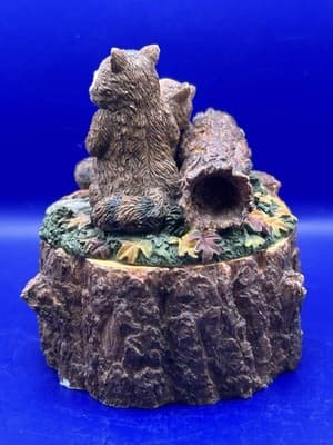 Lou Rankin Raccoon Jewelry/trinket Box. Special Edition “Fun Filled Memories” - Thumbnail 10