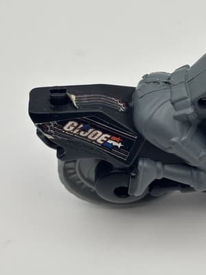 Mc Donald's GI Joe Valor Venom #3 Snake Eyes Motorcycle Toy 2004 Cake Topper - Thumbnail 3