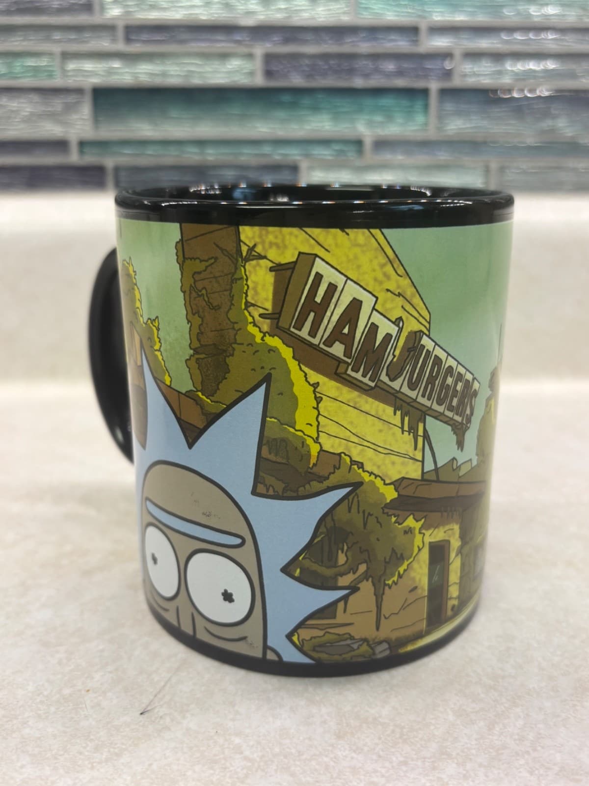 Rick And Morty Coffee Mug Just Funky Adult Swim 11oz Ceramic Cartoon Cup NM - Thumbnail 2