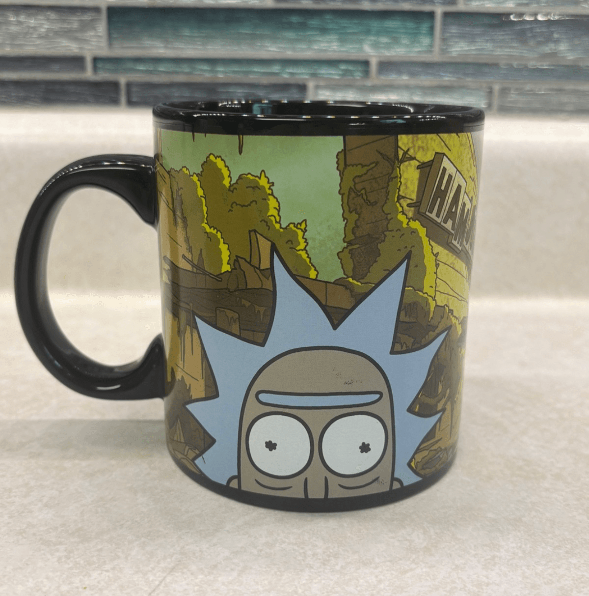 Rick And Morty Coffee Mug Just Funky Adult Swim 11oz Ceramic Cartoon Cup NM - Thumbnail 3