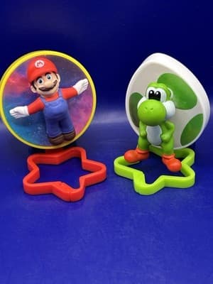 Nintendo Super Mario Mario & Yoshi Happy Meal Toys Lot of 2 McDonald’s - Thumbnail 3