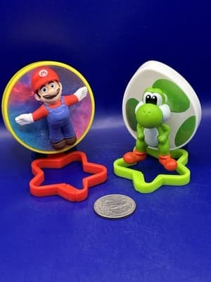 Nintendo Super Mario Mario & Yoshi Happy Meal Toys Lot of 2 McDonald’s - Thumbnail 2
