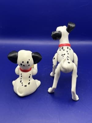 Disney 101 Dalmatians Toy Lot Pongo Lucky Colonel Sgt Tibbs 4 Figures - Thumbnail 4