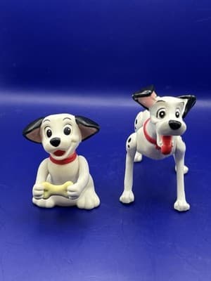 Disney 101 Dalmatians Toy Lot Pongo Lucky Colonel Sgt Tibbs 4 Figures - Thumbnail 3