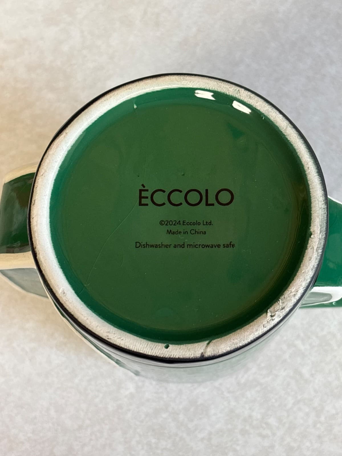 Eccolo #1 Dad Green Ceramic Coffee Mug Father’s Day Golf Novelty Cup - Thumbnail 4