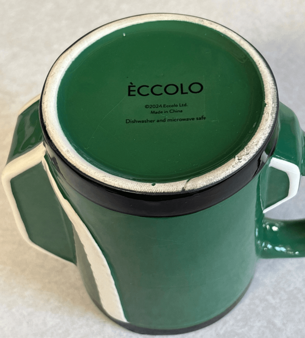 Eccolo #1 Dad Green Ceramic Coffee Mug Father’s Day Golf Novelty Cup - Thumbnail 7