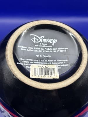 Disney Minnie Mouse Soup Bowl Jumbo Mug 24oz Collectible Cup Black White Red Cer - Thumbnail 5