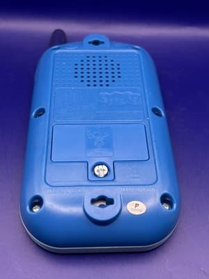 VTech Peppa Pig Let's Chat Learning Phone Blue Light Up Cell Phone Tested Toy - Thumbnail 5