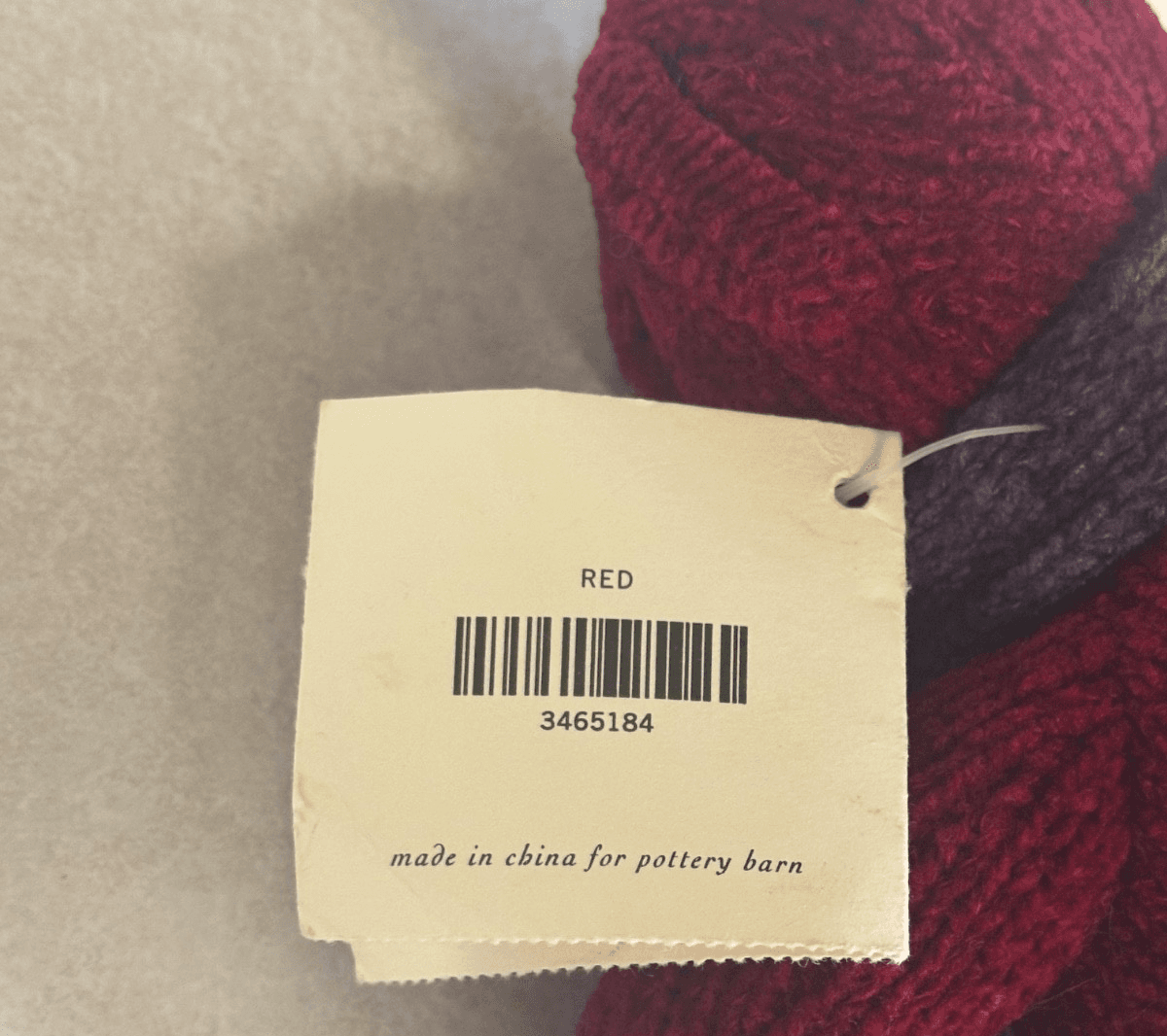 Pottery Barn Nicholas Bear Small Red Knit Plush Stuffed Animal w/ Tag Scarf - Thumbnail 8