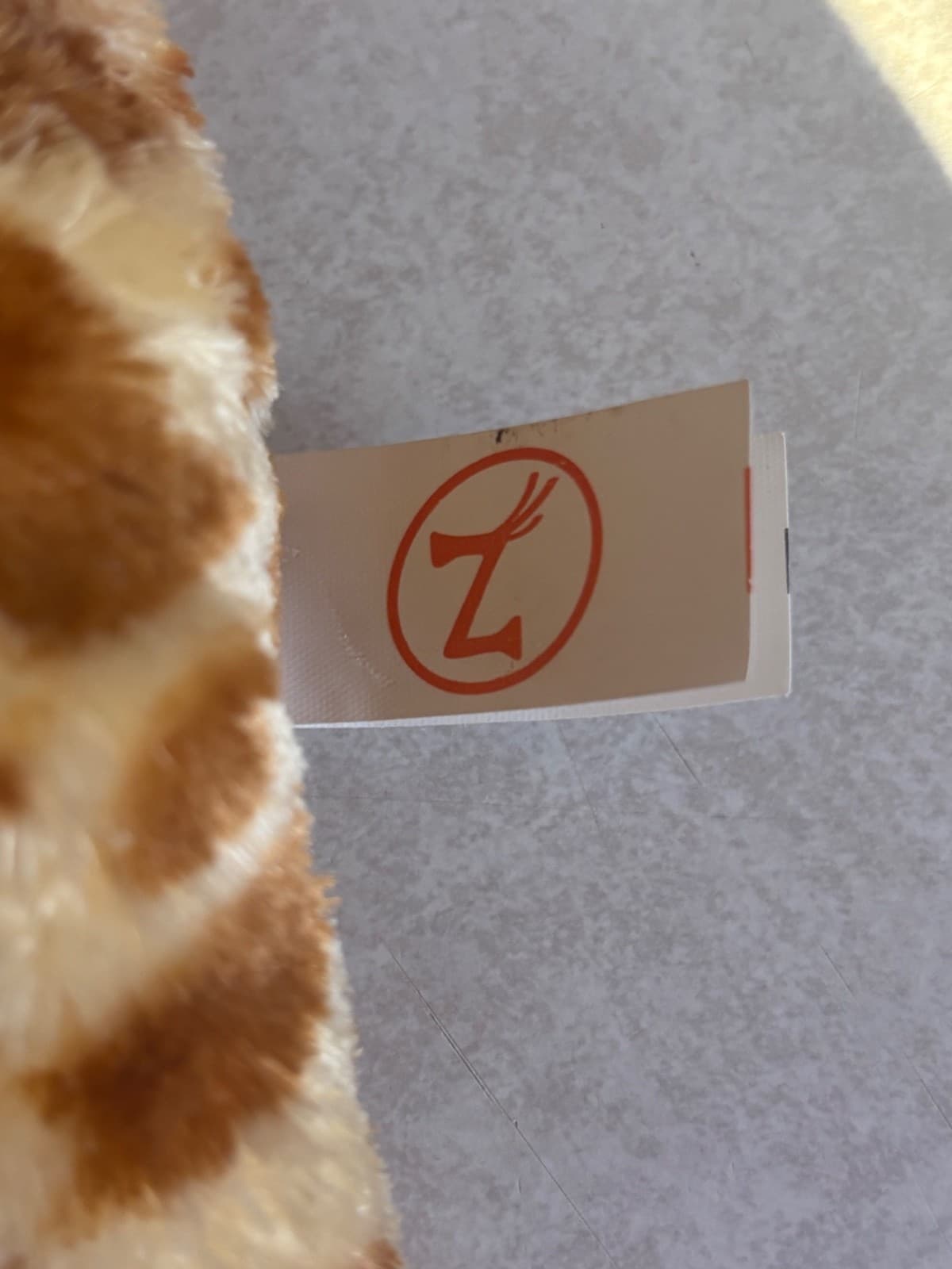 Winkeez Andrew Giraffe Stuffed Animal Toy 8" Plush Orange Sparkle Eyes TAG 2017 - Thumbnail 8