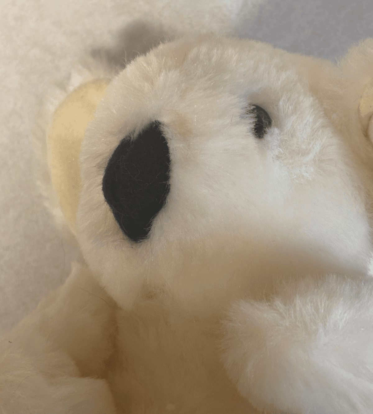 LILLY-PUT Handmade Toys White Koala Plush Stuffed Animal Small No Tags - Thumbnail 5