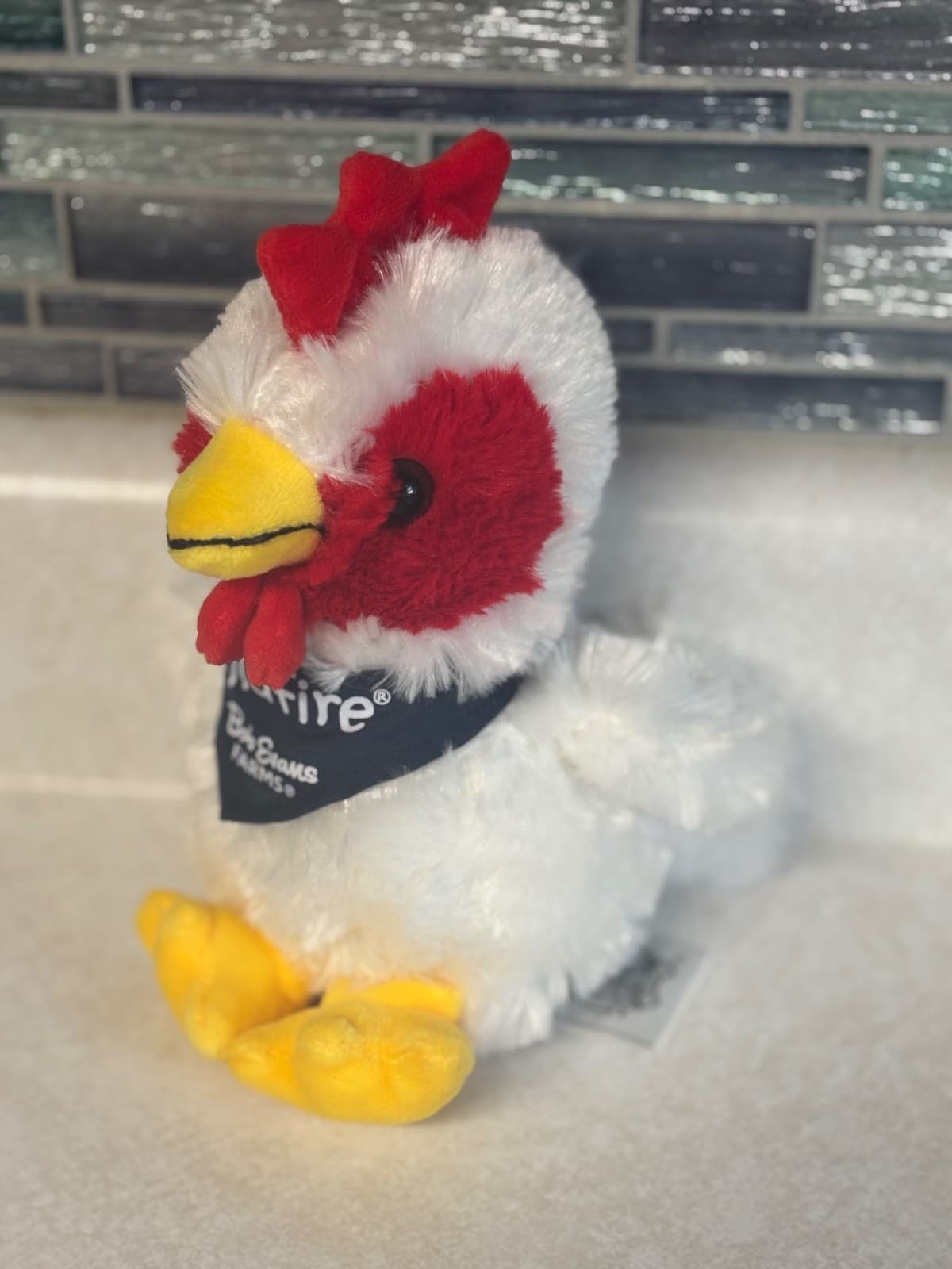 Bob Evans Farms Restaurant Wildfire Rooster Plush 7" Chicken Chelsea Bear Co Toy - Thumbnail 2