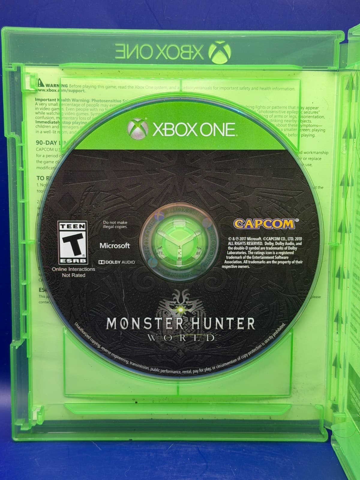 Monster Hunter World Xbox One Tested Complete CIB Capcom - Thumbnail 2