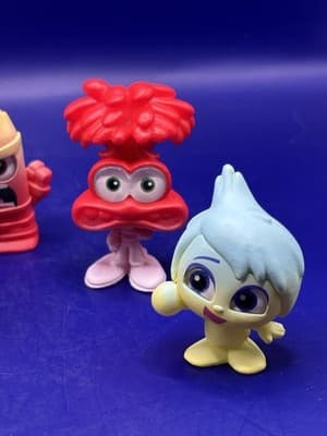 Disney Doorables Inside Out 5 Lot Envy Anger Anxiety Joy Sadness 1.5" Disney Vid - Thumbnail 4