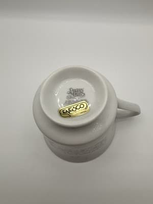 Vintage Precious Moments Coffee Mug Tea Cup 1984 October Poem Girl Enesco Cerami - Thumbnail 8