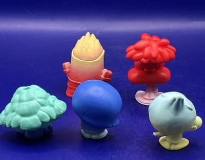 Disney Doorables Inside Out 5 Lot Envy Anger Anxiety Joy Sadness 1.5" Disney Vid - Thumbnail 5