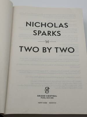 Two by Two First Edition Nicholas Sparks (2016, Hardcover) RARE - Thumbnail 7