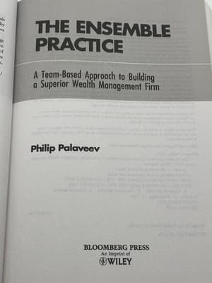 The Ensemble Practice Philip Palaveev Bloomberg 2013 hardcover dust jacket - Thumbnail 5