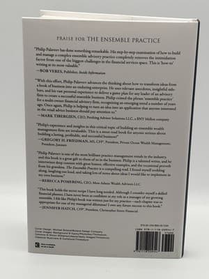 The Ensemble Practice Philip Palaveev Bloomberg 2013 hardcover dust jacket - Thumbnail 3