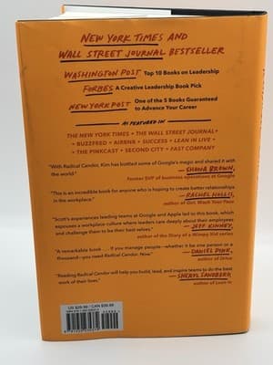 Radical Candor by Kim Scott 2019 FIRST EDITION - Thumbnail 3