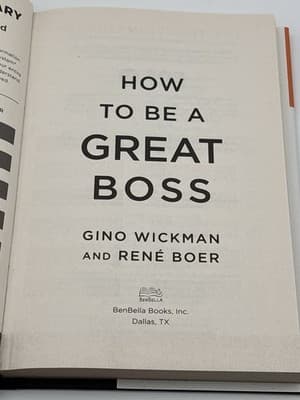How to Be a Great Boss - hardcover Wickman, Gino|Boer, René - Thumbnail 5