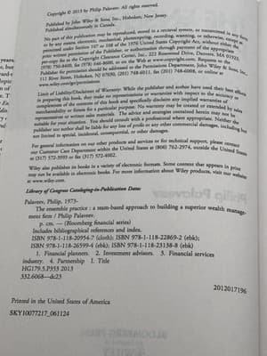 The Ensemble Practice Philip Palaveev Bloomberg 2013 hardcover dust jacket - Thumbnail 6