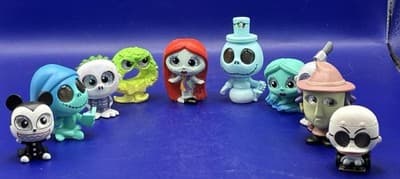 Lot Of 10 Disney Doorables The Nightmare Before Christmas Zero Sally Oogie Jack - Thumbnail 2