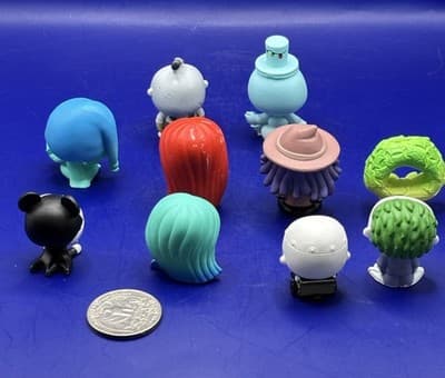 Lot Of 10 Disney Doorables The Nightmare Before Christmas Zero Sally Oogie Jack - Thumbnail 8