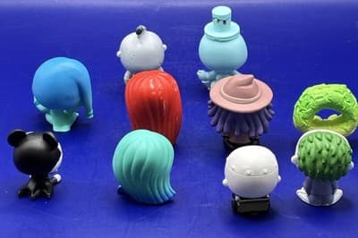 Lot Of 10 Disney Doorables The Nightmare Before Christmas Zero Sally Oogie Jack - Thumbnail 6