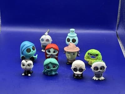 Lot Of 10 Disney Doorables The Nightmare Before Christmas Zero Sally Oogie Jack - Thumbnail 5