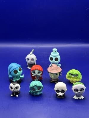 Lot Of 10 Disney Doorables The Nightmare Before Christmas Zero Sally Oogie Jack - Thumbnail 4