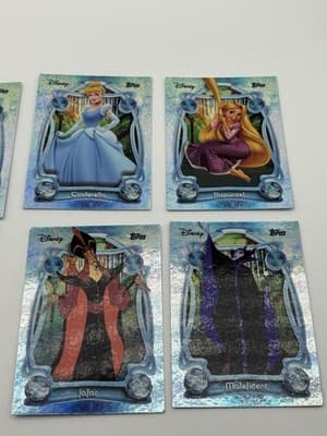 Disney Topps Wonder 75+ Card Lot Custom Magnetic Box Elsa Olaf Genie Ursula - Thumbnail 6