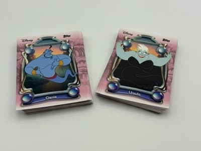 Disney Topps Wonder 75+ Card Lot Custom Magnetic Box Elsa Olaf Genie Ursula - Thumbnail 12