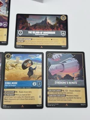 ✨ Disney Lorcana Wilds Unknown Incredibles 12 Card Lot 🔥 2 Cold Foils! - Thumbnail 4