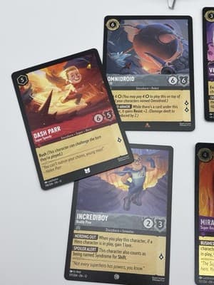 ✨ Disney Lorcana Wilds Unknown Incredibles 12 Card Lot 🔥 2 Cold Foils! - Thumbnail 6